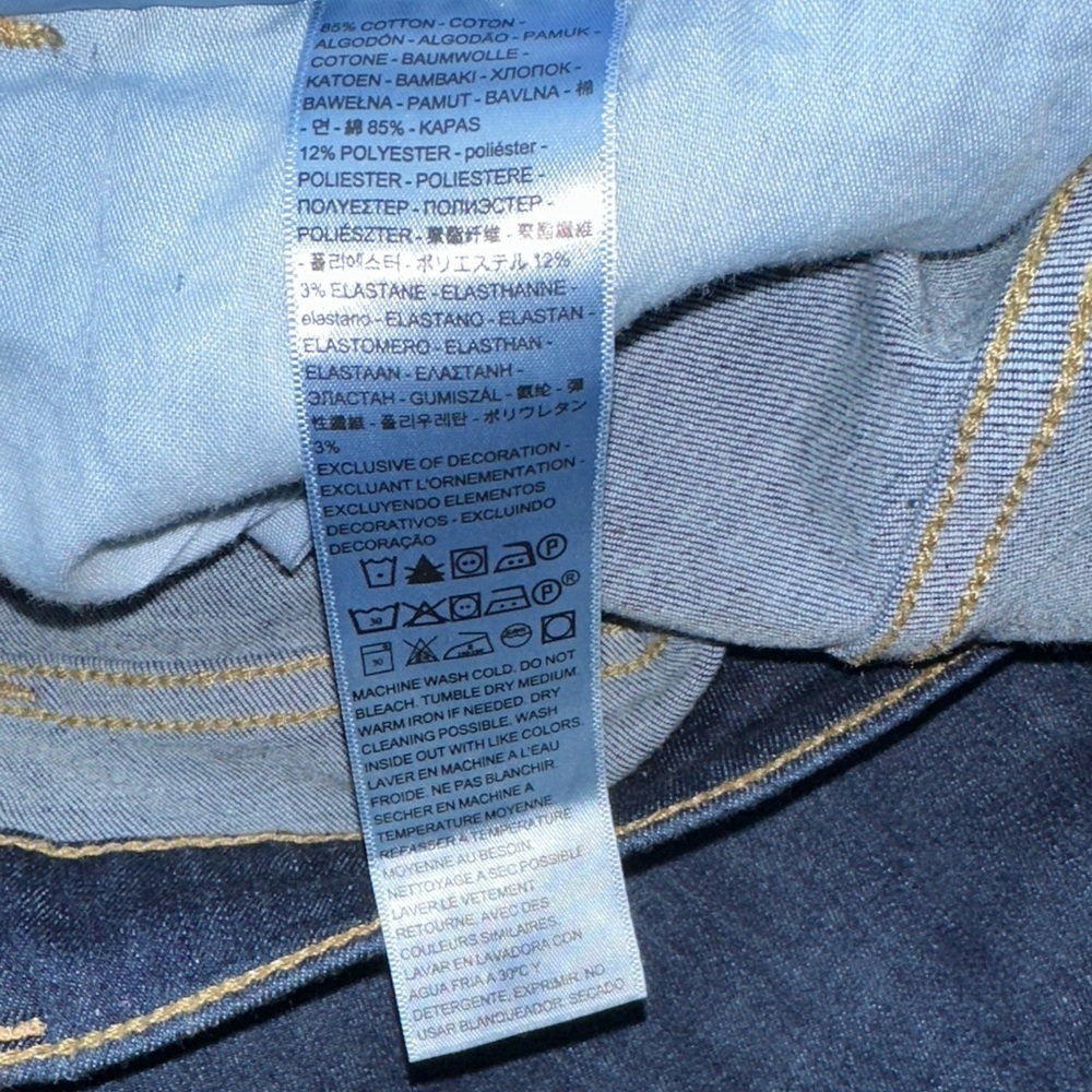 Women's 720 high rise super skinny jeans size 33 - Picture 7 of 13